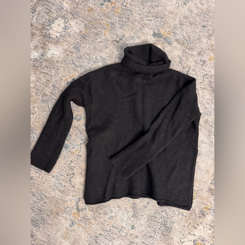 All Saints Charcoal Knit Sweater Size M